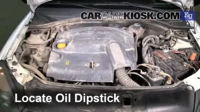 2003 Renault Clio dCi 1.5L 4 Cyl. Turbo Diesel Aceite Controlar nivel de aceite